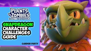 "Garden Party" Snapdragon Character Challenge Guide - Plants vs Zombies Battle For Neighborville