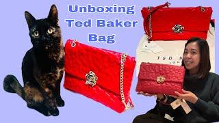Unboxing TED BAKER Bag | Ted  Baker  Magnolia Quilted Large  Cross  Body  Bag