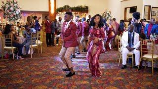 Congolese Wedding Entrance Dance - Moise Matuta (Ya Yesu Aleki Bango) Houston, TX