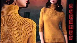 Обалденные  свитера со схемами вязания. Awesome sweaters with knitting patterns.