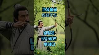 과유불급#사자성어#이야기#지혜#명언#스토리