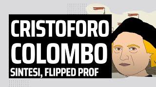 Lezione di Storia su Cristoforo Colombo con i disegni e le animazioni di Flipped Prof