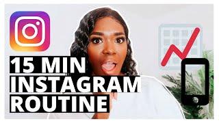 My 15 MINUTE Instagram Engagement Routine | Daily Instagram Strategy