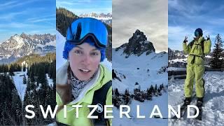 My FIRST SPLITBOARDING Experience. Never Again?! Solo in the Swiss Alps | VLOG