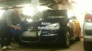 rubber paint VW Golf V grill