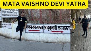 MATA VAISHNO DEVI PADAL YATRA️ 3 GHNTE ME BHAWANVIA HIMKOTI MARG