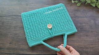 Crochet Tablet Case Tutorial | Beginner friendly! | Chompu Handicrafts