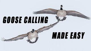 How To GOOSE CALL For Beginners | Goose Calling tips and tricks