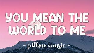 You Mean The World To Me - Toni Braxton (Lyrics) 