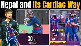 Nepal won by 2 wickets, Cardiac performance| Batters failed Bowlers ruled | Sandeep Lamichhane rocks