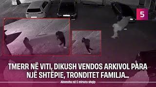 Tmerr në Viti, dikush vendos arkivol para një shtëpie, tronditet familja