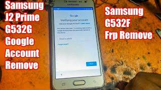 Samsung J2 Prime G532G FRP Google Account Bypass Finally Solution |