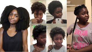 MY 4C HAIR GROWTH OVER THE YEARS FROM BIG CHOP