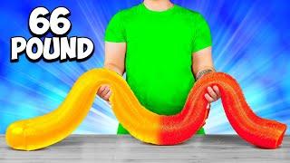 Giant 66-Pound Gummy Worm | How to Make The World’s Largest DIY Gummy Worm by VANZAI COOKING