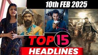 Top 15 Big News of Bollywood | 10th  FABURARY 2025 | Salman Khan , Ramayana, Sunny Deol