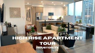 Houston's Newest High Rise Apartment Tour | Luxury Apartment Tour