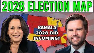 EARLY 2028 Election Prediction | Kamala Harris vs JD Vance!