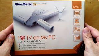 AVerMedia AVerTV Volar HD PRO A835 (Unboxing) DVB-T TV Tuner 1080p