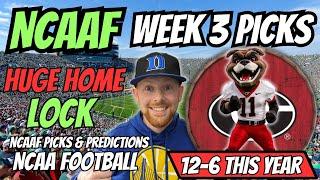 NCAAF Picks Week 3 | NCAAF Picks Today 9/14/2024 | Free CFB Picks, Predictions, & Sports Betting