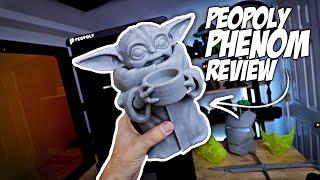 Peopoly Phenom Review - HUGE MSLA Resin 3D Printer | Baby Yoda