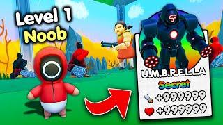 Starting Over as NOOB with OP SECRET in Squid Evolution! (Roblox)