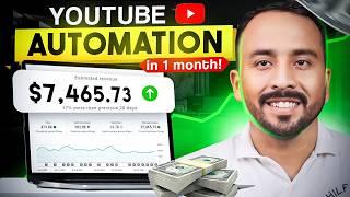 How I Made $7467 In 30 DAYS Doing YouTube Automation