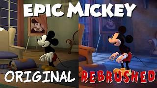 Disney Epic Mickey - Original vs Remake (Rebrushed) Comparison