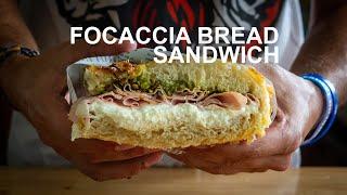 Easy Focaccia Bread Sandwich