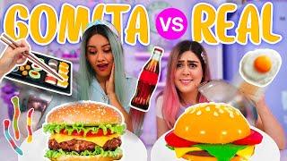 COMIDA DE GOMITA VS COMIDA REAL | MIS PASTELITOS