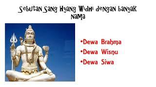 VIDIO CIPTAAN SANG HYANG WIDHI