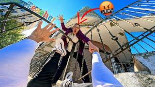 ESCAPING ANGRY TEACHER. I GOT THE CRAZIEST PRANK EVER @DumitruComanac (Funny Parkour Pov Chase)