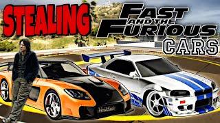 Stealing "All FAST and FURIOUS" Cars from Dealership in GTA 5  (Part 2)