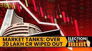 Nifty, Sensex Crash; Over 20 Lakh Cr Wiped Out | Details