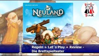 Neuland - Regeln + Let´s Play + Review - Brettspiel - Die Brettspieltester