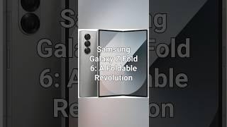  Samsung Galaxy Z Fold 6 - A foldable revolution   #smarthometech #tech #smartphone #technology