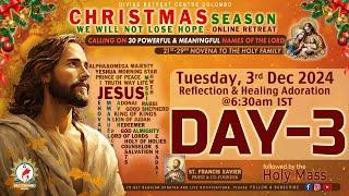 (LIVE) DAY - 3, Christmas Retreat - Calling on 30 names of the Lord | Tuesday | 3 Dec 2024 | DRCC