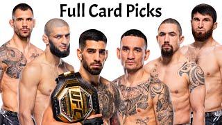 My Full Card Predictions & Breakdown For UFC 308