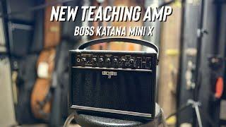 Guitar Teaching Amplifier - The Boss Katana Mini X