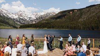 Colorado Mountain Small Wedding at Piney River Ranch | Colorado Elopement Videographer