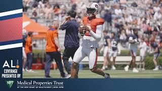 Deuce Knight throws passes, two interceptions at Auburn's A-Day