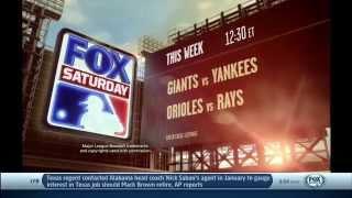 FOX Sports 1: FOX SATURDAY BASEBALL “SIGNS” | FOX NFL SUNDAY Week 3