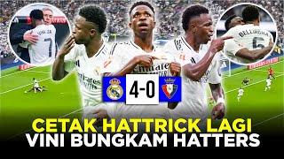 CETAK HATTRICK LAGI DAN BUNGKAM HATTERS, BUKTI VINICIUS TAK TERPENGARUH HASIL BALLON D'OR