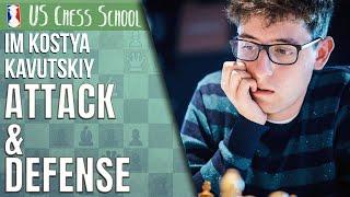 IM Kostya Kavutskiy: Attack and Defense | U.S. Chess School 5.12.2022