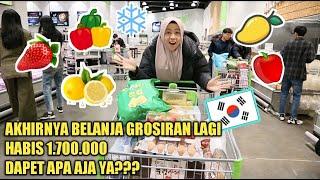 BELANJA GROSIR BULANAN MUSIM SALJU DI KOREA