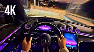 2024 4K ULTRA NIGHT DRIVE Mercedes-Benz C class by StarDrivery