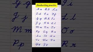 Abc Cursive handwriting practice/Abc for kids #kidslearning #cursive #abcd @onlyenglishwithnushie