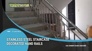 Stainless Steel | Staircase | Decorated Hand Rails | JC's Metal Works