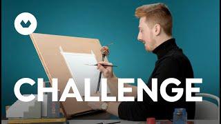 CHALLENGE : Painting a Logo in 10 Minutes | James Lewis | Domestika