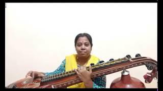 Mate mantramu on Veena by Vadri Geetha Lathasri