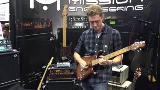 Cooper Carter NAMM 2015- Mission Engineering Booth